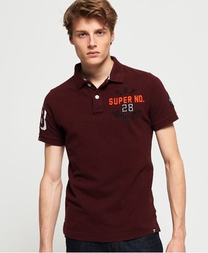 Superdry Superstate Shadow Férfi Póló Bordó | ACELZ3570